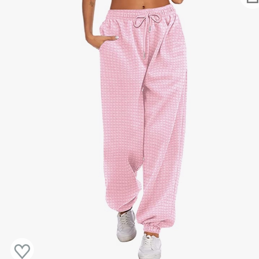 Pink sweatpants